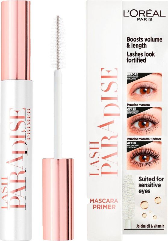 Luxplus - Paradise Mascara Primer - Mascara Set - Zwart - 3 st