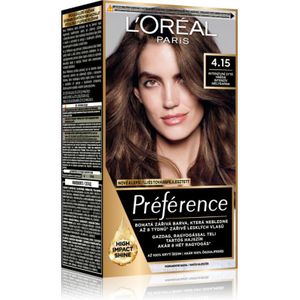 L’Oréal Paris - Préférence - Haarkleuring - Tint 4.15 Intense Deep Brown - 1 st