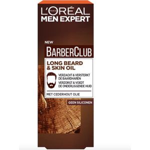 L'Oréal Men Expert BarberClub baardolie voor heren, met etherische olie van cederhout, 30 ml