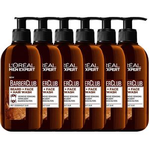 L’Oréal Paris Men Expert BarberClub beard 6 x 200 ml - Voordeelverpakking