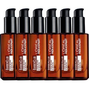 L'Oréal Paris Men Expert BarberClub Baardolie - Voor Lange Baard en Huid - 6 x 30 ml - Multiverpakking