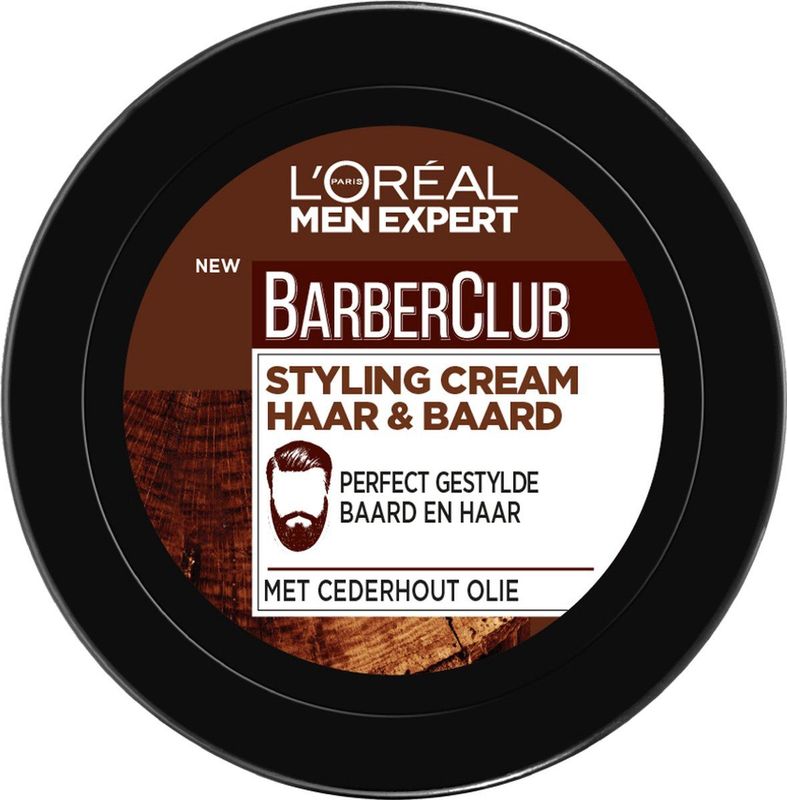 L'Oréal Paris Men Expert BarberClub Beard & Hair Styling Cream - 75ml