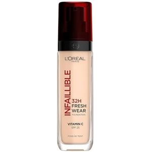 L’Oréal Paris Infaillible 32HR Fresh Wear Foundation - 20 - Langhoudende Foundation met SPF 25 en Vitamine C - 30ML