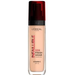 L’Oréal Paris Infaillible 32H Fresh Wear Foundation - 110 Rose Vanilla - Langhoudende Foundation met SPF