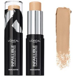L'Oréal Infallible Longwear Shaping Highlighter Stick - 502 Gold is Cold