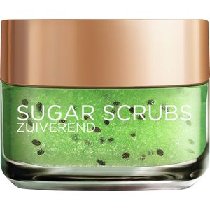 L'Oréal Paris Sugar Scrub Kiwi Gezichtsscrub - Zuiverend en Verzorgend