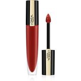 L'Oréal Paris Rouge Signature Lippenstift - 115 I Am Worth It - Rood - Matte Vloeibare Lipstick