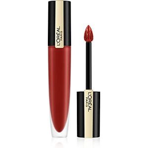 L'Oréal Paris Rouge Signature Lippenstift - 115 I Am Worth It - Rood - Matte Vloeibare Lipstick