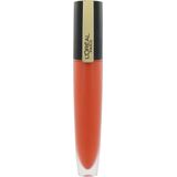 L'Oréal Paris Rouge Signature Lippenstift - 112 I Achieve - Oranje - Matte Vloeibare Lipstick