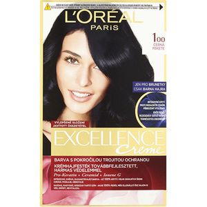 L’Oréal Paris - Excellence Creme - Haarkleuring - Tint 100 True Black - 1 st