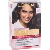 L’Oréal Paris Excellence Creme Haarkleuring Tint 200 True Darkest Brown 1 st