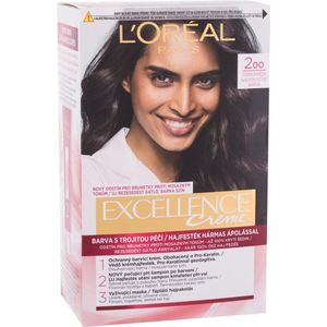 L’Oréal Paris - Excellence Creme - Haarkleuring - Tint 200 True Darkest Brown