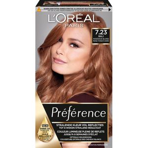 L’Oréal Paris - Préférence 7.23 Bali - Haarverf - Roségoud Blond