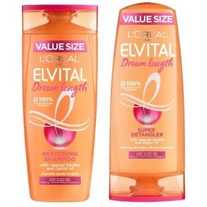 L'Oréal Paris - Elvital Dream Length - Shampoo - 300ml - Keratine en Castorolie