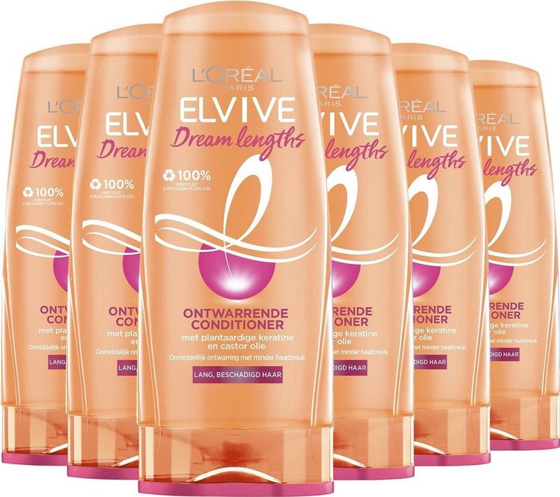 L'Oréal Paris Elvive Dream Lengths - Conditioner 200ml - 6 stuks voordeelverpakking
