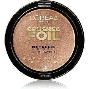 L'Oréal Paris Crushed Foil Metallic Highlighter- 20 Gilded Gold