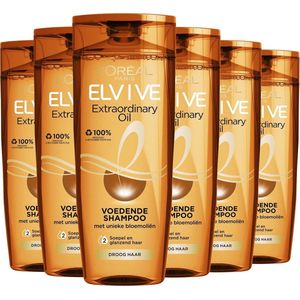 6x L'Oréal Elvive Extraordinary Oil Shampoo 250 ml