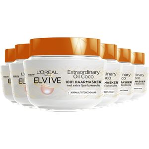 L'Oréal Paris Elvive Extraordinary Oil Fijne Kokosolie - Haarmasker - 6 x 300ml