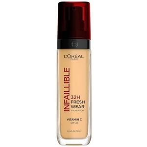 L’Oréal Paris Infaillible 32HR Fresh Wear Foundation - 140 - Langhoudende Foundation met SPF 25 en Vitamine C - 30ML