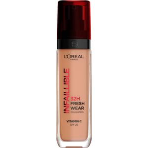 L’Oréal Paris Infaillible 32HR Fresh Wear Foundation - 300 - Langhoudende Foundation met SPF 25 en Vitamine C - 30ML