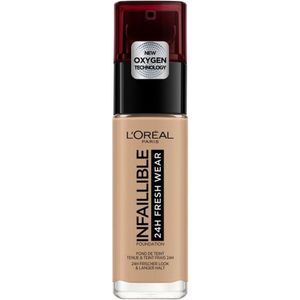 L'Oréal Paris Infaillible 220 Sand 24H Fresh Wear Foundation - 3 Stuks - Voordeelverpakking