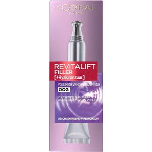 L'Oréal Paris Revitalift Filler Oogcrème - 15 ml - Volumegevende Oogcrème met Hyaluronzuur