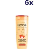 6x L'Oreal Elvive Anti-haarbreuk shampoo (250 ml)