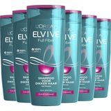 6x L'Oréal Elvive Full Fiber Shampoo 250 ml