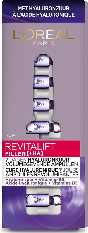L’Oréal Paris Skin Expert Revitalift Filler Hyaluronzuur Ampullen - Kuur 7 dagen