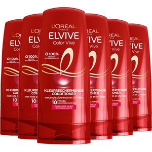 L’Oréal Paris Elvive Color Vive - Conditioner 200ml - Gekleurd Haar of Highlights - 6 stuks voordeelverpakking