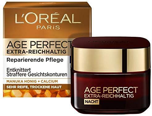 L'ORÉAL PARIS Nachtcrème AGE PERFECT Extra Rijke Manuka Honing, 50 ml