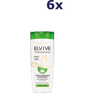 L’Oréal Paris Elvive Multivitamines 2-in-1 Shampoo Voordeelverpakking - 6 x 250ml