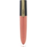 L'Oréal - Rouge Signature Matte Metallic Lipstick - 201 Stupefy