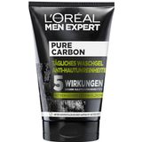 L'Oreal Men Expert - Pure Charcoal - Wasgel - Zwart - Houtskool