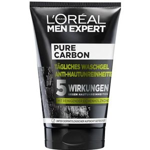 L'Oreal Men Expert - Pure Charcoal - Wasgel - Zwart - Houtskool