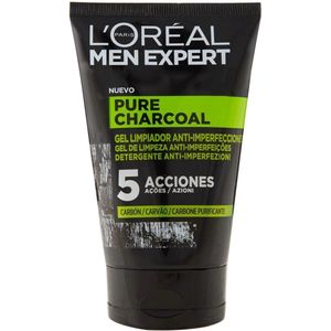 Gezichtsreinigingsgel Pure Charcoal L'Oreal Make Up (100 ml)