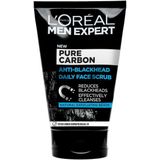 L'Oréal Paris - Pure Charcoal Face Clean Scrub - Gezichtsscrub - Actieve Houtskool - 150ml