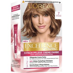 L'Or&eacute;al Paris Excellence Creme 7 Mittelblond Coloration 1Stk