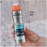 L'Oréal Men Expert - Fresh - Deospray - 150 ml - Alcoholvrij