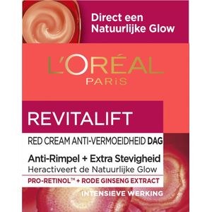 L’Oréal Paris Revitalift Red Cream Anti-Rimpel Dagcrème - Met Ginseng - 50 ml