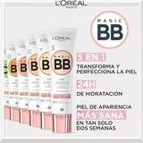 Crème Make-up Basis L'Oreal Make Up Magic Bb Medium Dark Spf 10 30 ml