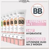 L'Oréal Paris Magic BB – Verzorgende dagcrème en make-up in 1 - BB Cream – Medium Light