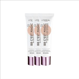 L'Oréal Paris C'est Magic BB Cream - 02 Light - 3 x 30 ml - Voordeelverpakking