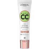 L'Oréal Paris CC C'est Magic, CC Anti-Redness Complexion Beautifying Cream, getinte verzorging, tint: Universeel, groen, 30 ml