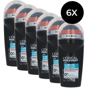 Aanbieding: L'Oreal Men Expert Deo roller Carbon Protect (6 stuks - 50 ml)
