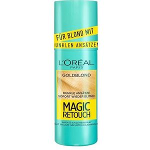 L'Oréal Paris Aanzet-kasjmier-spray voor traploze en natuurlijke overgangen, verbergt aanzet tot de volgende haarwas, Magic Retouch, blond voor donkere aanzet, 1 x 75 ml