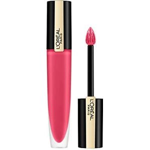 L'Oréal Paris Rouge Signature 128 I Decide, lichte en sterk gepigmenteerde inkt lippenstift met matte afwerking, 7 ml