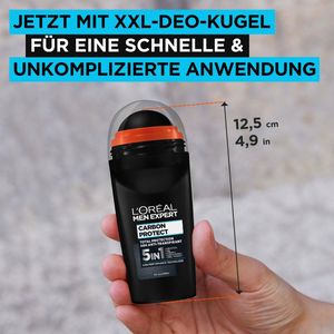 L'Or&eacute;al Men Expert Carbon Protect 5in1 Anti-Transpirant Deo Roll-On Deo Roll-On 50ml