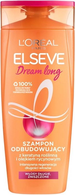 L'Oréal Paris - Elseve Dream Long - Shampoo - Voor Lang Haar - Plantaardige Keratine