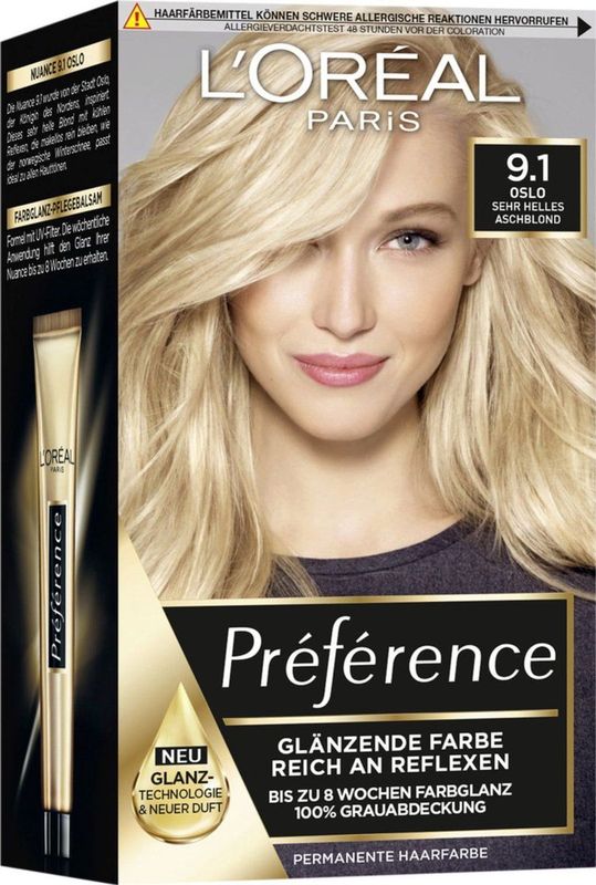 L’Oreal Paris Paint recital Preference met Very Bright Blonde Ashes